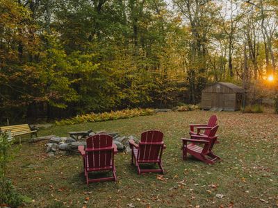 Firepit with seating for 5
