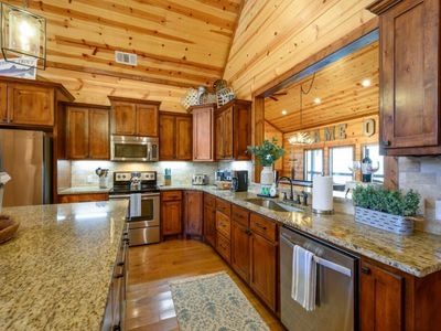 The kitchen is updated with new appliances and plenty of counter space!