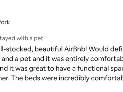 Reviews from the previous listing. Home Sweet Hudson is proud to now be managing this beautiful property in the heart of Kingston!