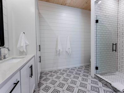 Private full bath with walk-in shower!