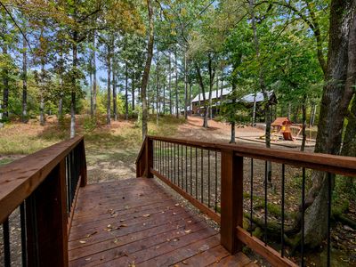 Cross the creek on this bridge!