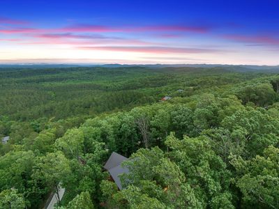 Trees aplenty around this lodge.