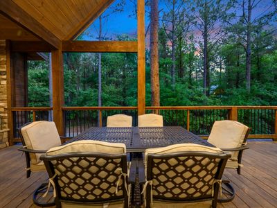 Outdoor dining table!