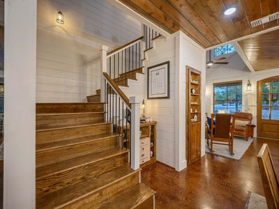 Upstairs to the loft and additional bedrooms.