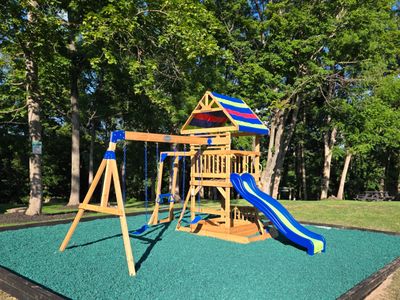 Your own backyard playset- family fun just steps away!