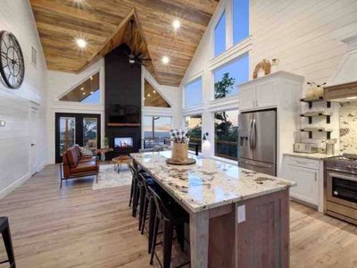 The open floor plan when you enter the front door!