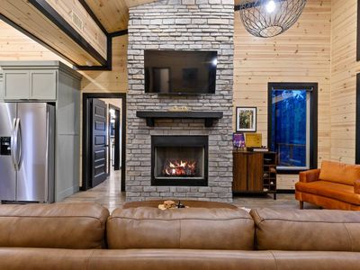 This one story cabin makes every room easily accessible.
