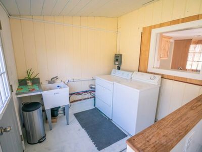 Washer & dryer onsite