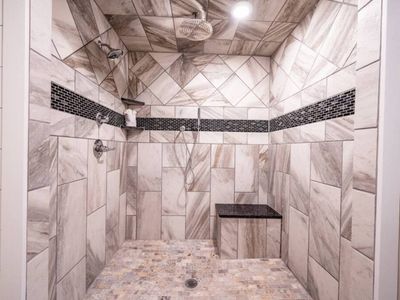 The Master Bathroom also has a walk-in shower!