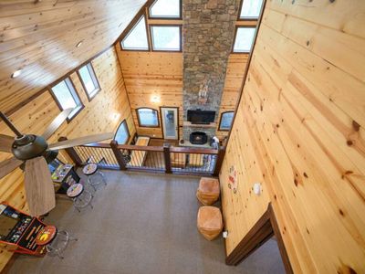 The loft/game room!