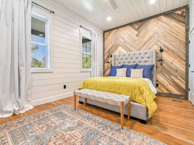 On the ground floor is a Queen Suite.