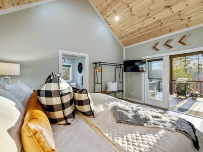 With a private bathroom and access to the patio, this room is all you need!