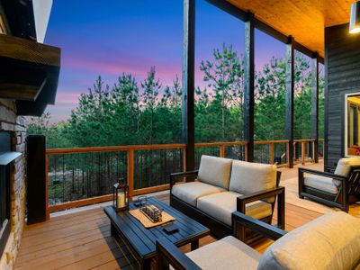 Views from the outdoor deck!