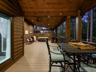 More views of the expansive deck.