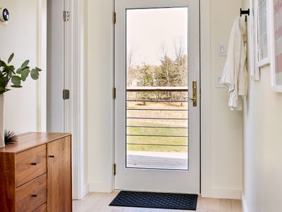 Welcome to the guest house: a second story apartment featuring two bedrooms with room for six additional guests.