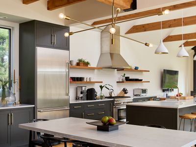 Chef's kitchen in the main house.