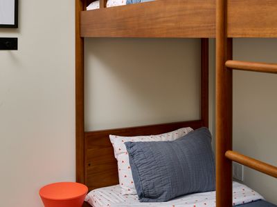 The bunk room in the guest house.