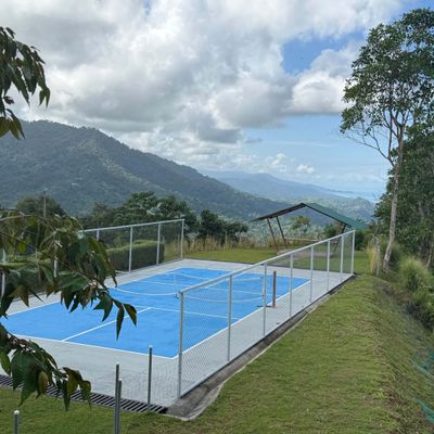 Private pickleball court.