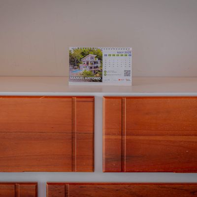 Bedroom storage area with thoughtful in-room details for a comfortable stay.