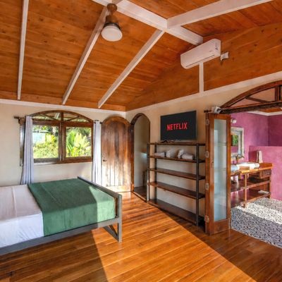 Bedroom 2 has Smart TV, A/C, en-suite bathroom