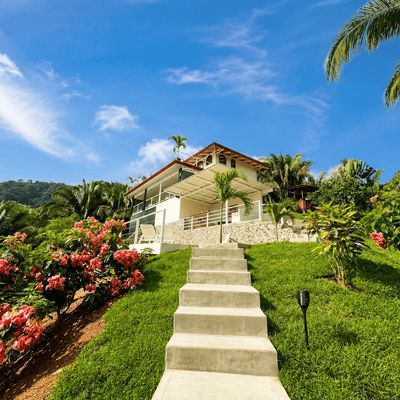 Stairs to-and-from the casita.