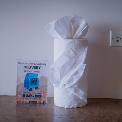 Thoughtful guest touches, including fresh towels and local service information.