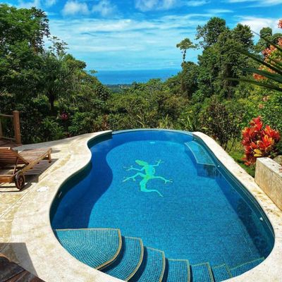 Wonderful, ocean view, private, swimming pool.