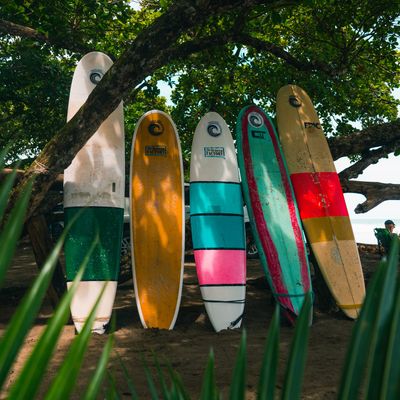 Catch the perfect wave at Playa Hermosa’s surf zone, a short 25-minute drive away.