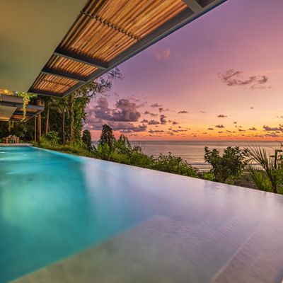 Epic sunsets from the pool deck...and every bedroom.