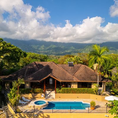 Abundant vegetation, blending seamlessly with the landscape for a peaceful vibe.