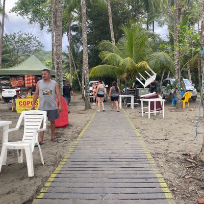 Playa Ventanas is now wheelchair accesible as well, there is also plenty of parking spaces along the beach, so is a very short walk from your car to the sand. Truly, steps away