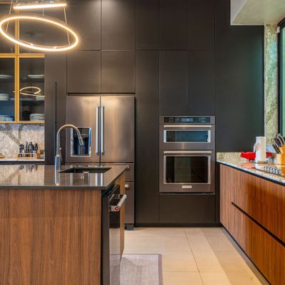 beautifully designed modern kitchen, where elegance meets practicality.