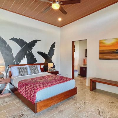 Suite #2 has ocean views, patio access, A/C, ceiling fan and en-suite bathroom.