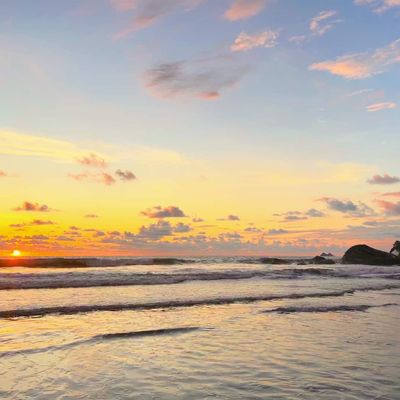 Sunset at nearby Playa Ventanas