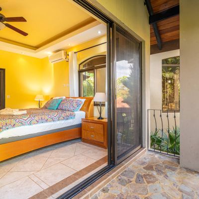 In suite second bedroom with private ocean view  balcony a