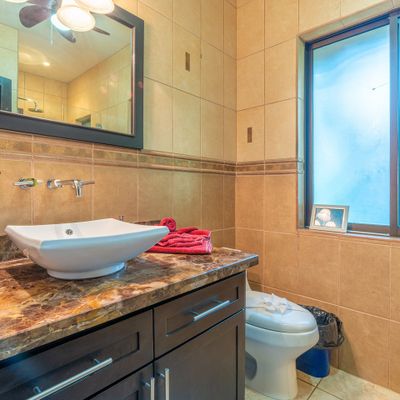 Shared third bathroom