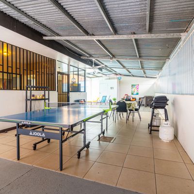 Enjoy some table tennis/Ping Pong