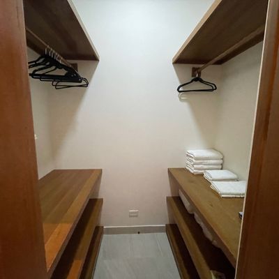 Closet at the owner's suite.
