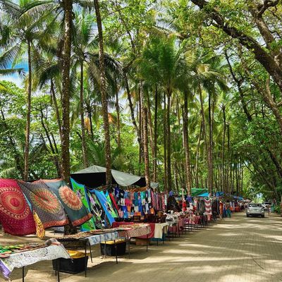 Dominical beach is ~30 minutes north.