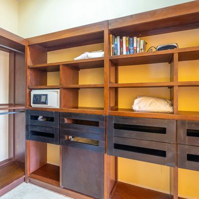 Master bedroom walk- in closet