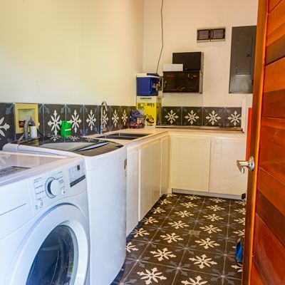 Laundry area equipped with Washer and dryer