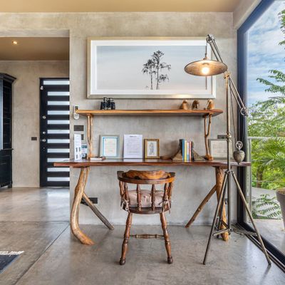 serene reading area, where panoramic views make every moment of reading special.