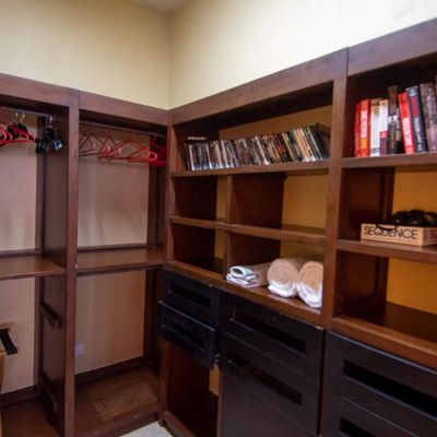Walk-in closet in Owner's Suite