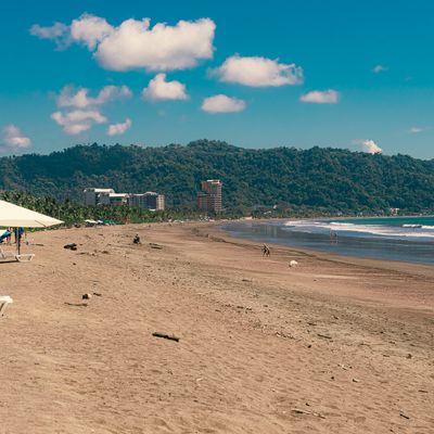 Beach right in front of you with plenty of space to relax and enjoy.