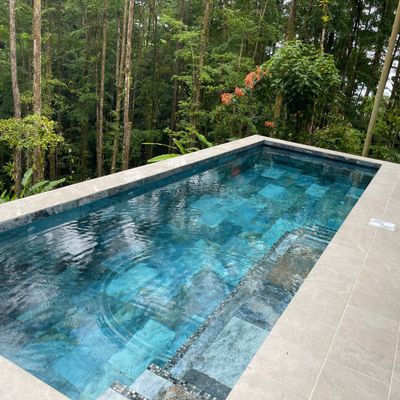 Beautiful and new swimming pool at the casita.  There are two (2) swimming pools on the property exclusively for Guests.
