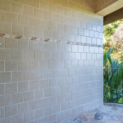 There are two showers in the Owner's Suite - including this Outdoor shower