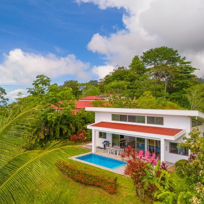 Different perspectives of the home's façade, showcasing its beauty from every side.