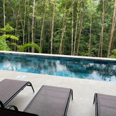 beautiful pool with stunning views of the surrounding nature