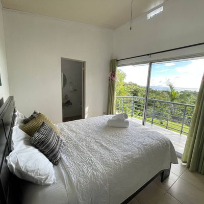 Third in- suite  bedroom is in the second floor and has a private ocean view balcony