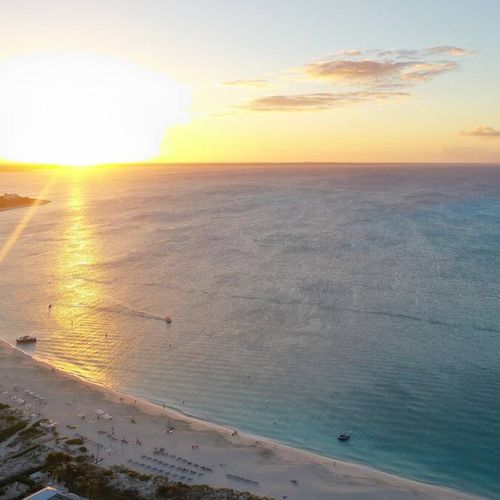 Sunset on Grace Bay